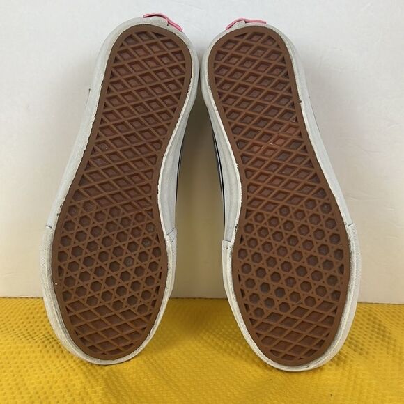 Vans Old Skool Classic Suede Canvas Duracap Pink Navy Blue Shoes Mens 5 - Picture 7 of 9